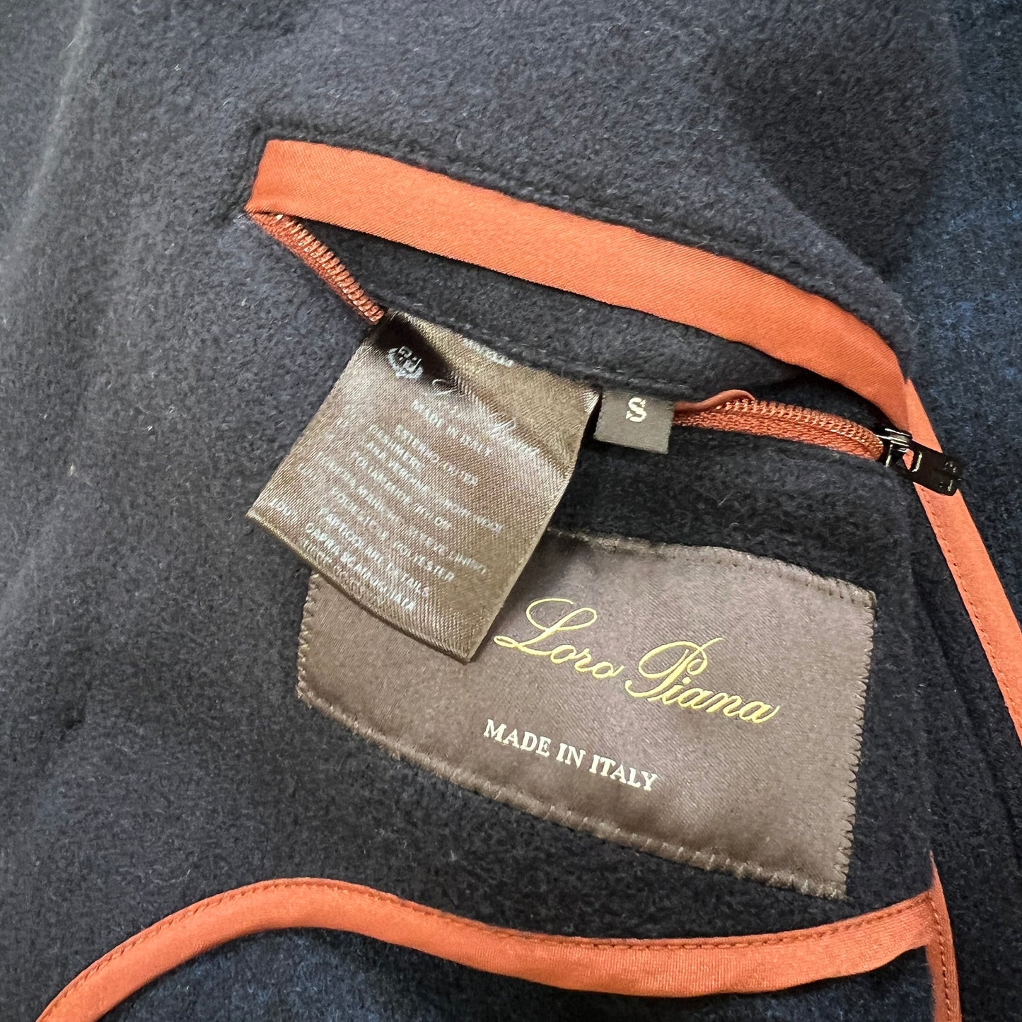 Loro Piana Double Cashmere Jersey Peacoat