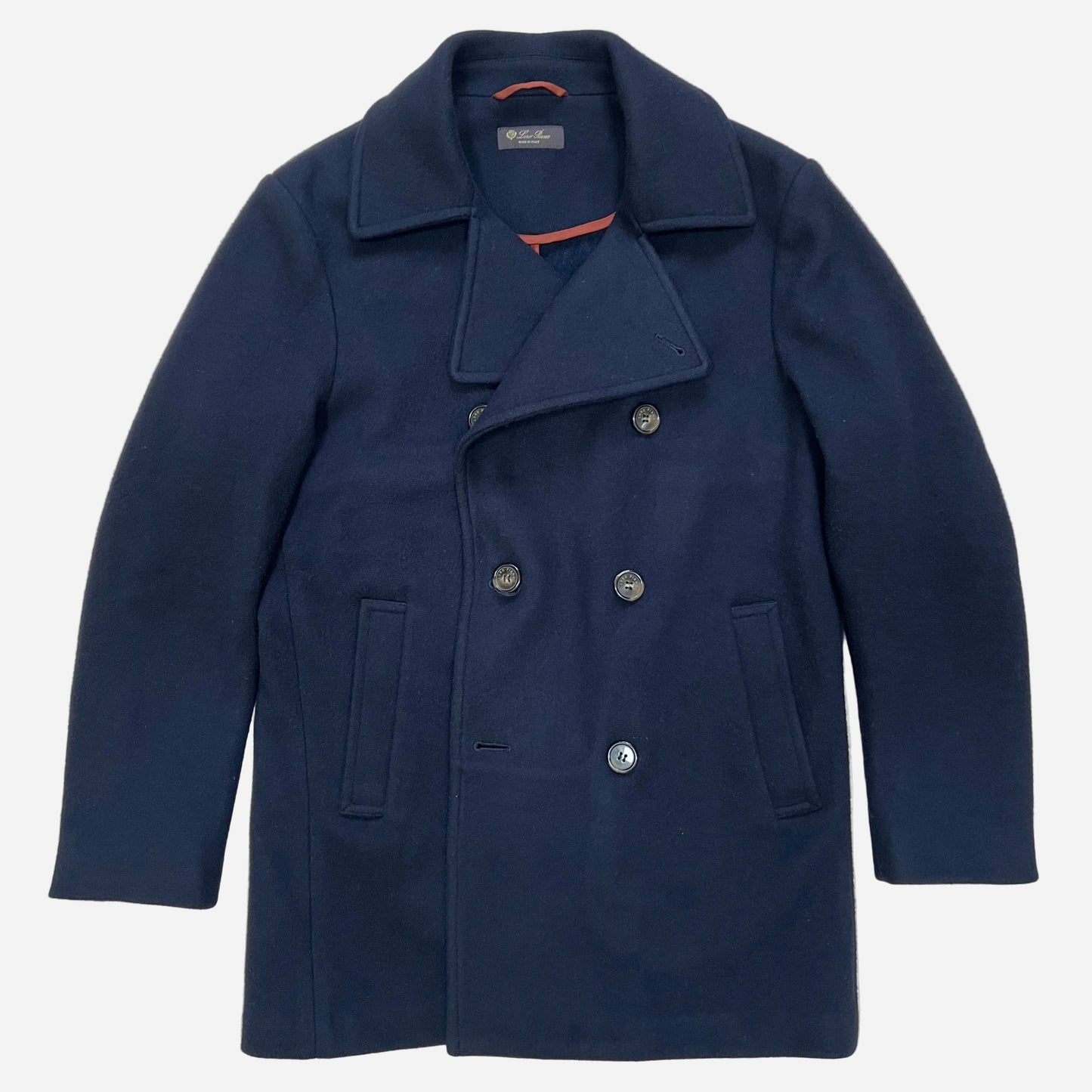 Loro Piana Double Cashmere Jersey Peacoat