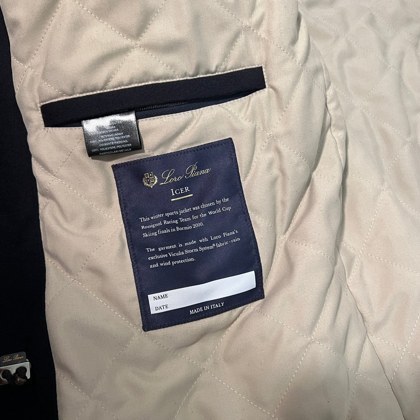 Loro Piana 100% Vicuna Icer Jacket