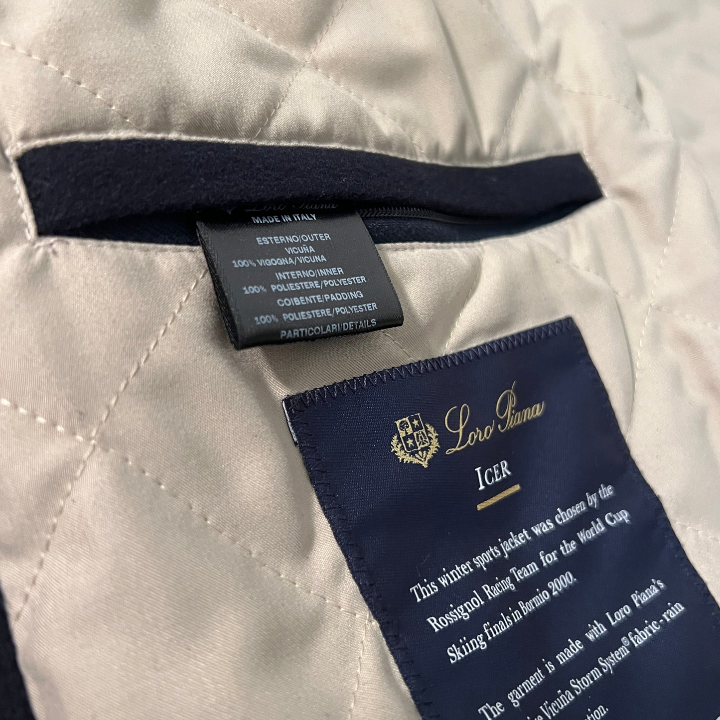 Loro Piana 100% Vicuna Icer Jacket