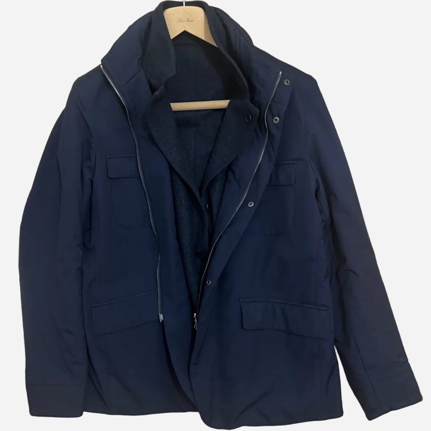 Loro Piana Novalis Cashmere Reversible Storm System Jacket