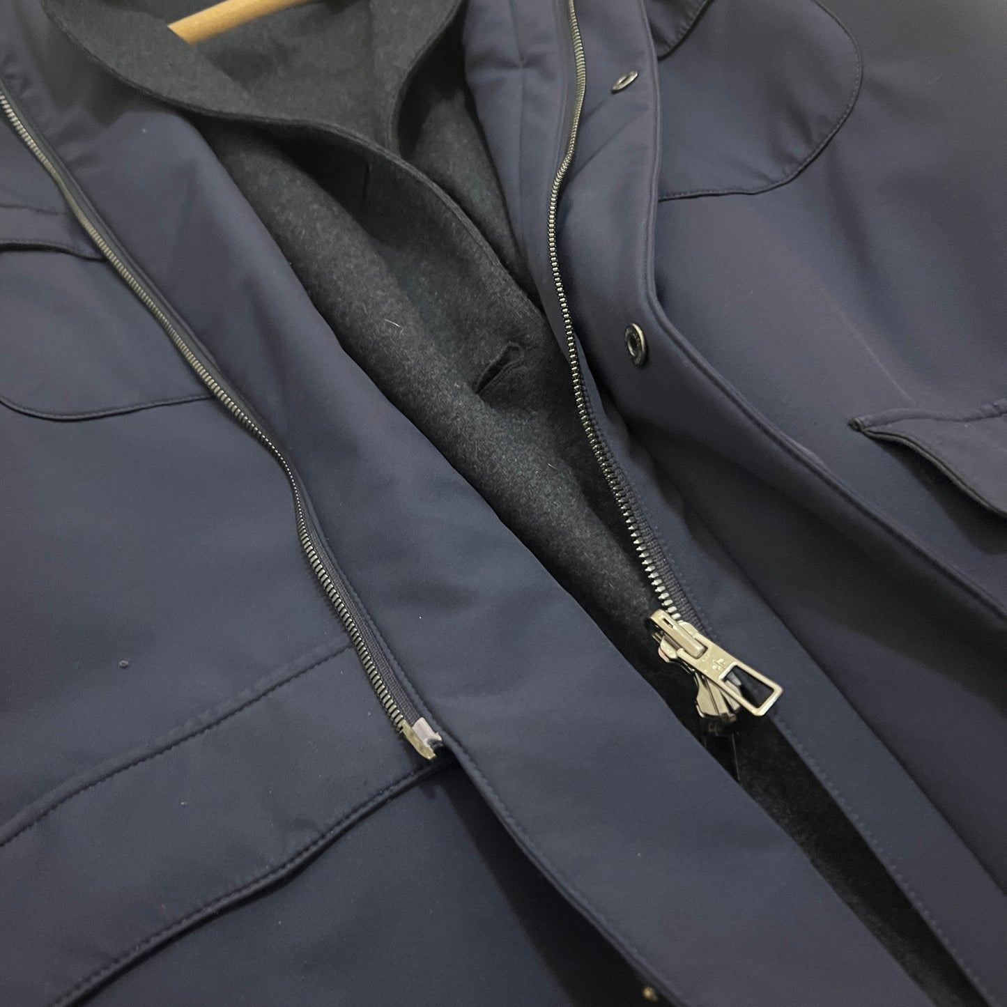 Loro Piana Novalis Cashmere Reversible Storm System Jacket