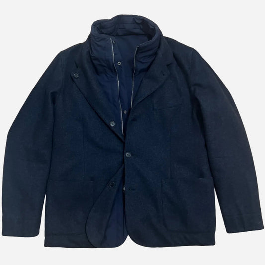 Loro Piana Novalis Cashmere Reversible Storm System Jacket