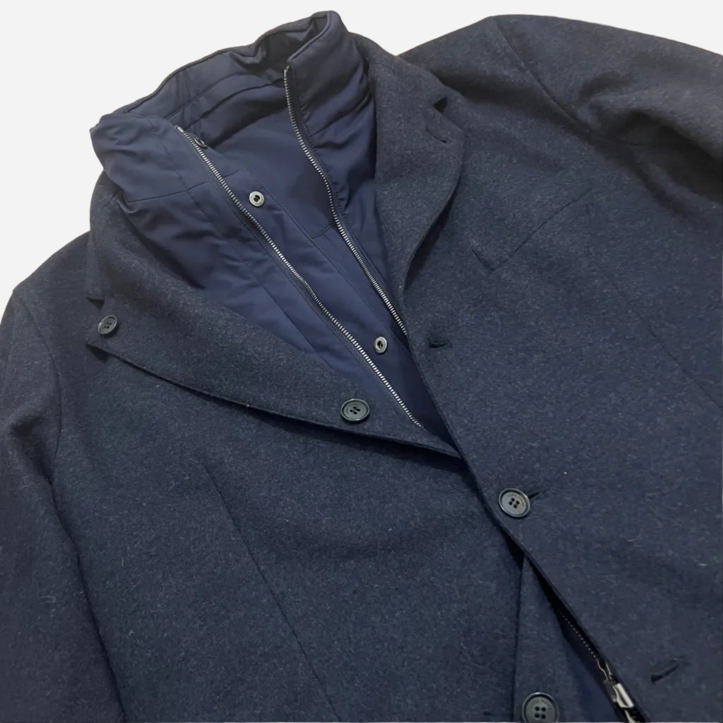 Loro Piana Novalis Cashmere Reversible Storm System Jacket