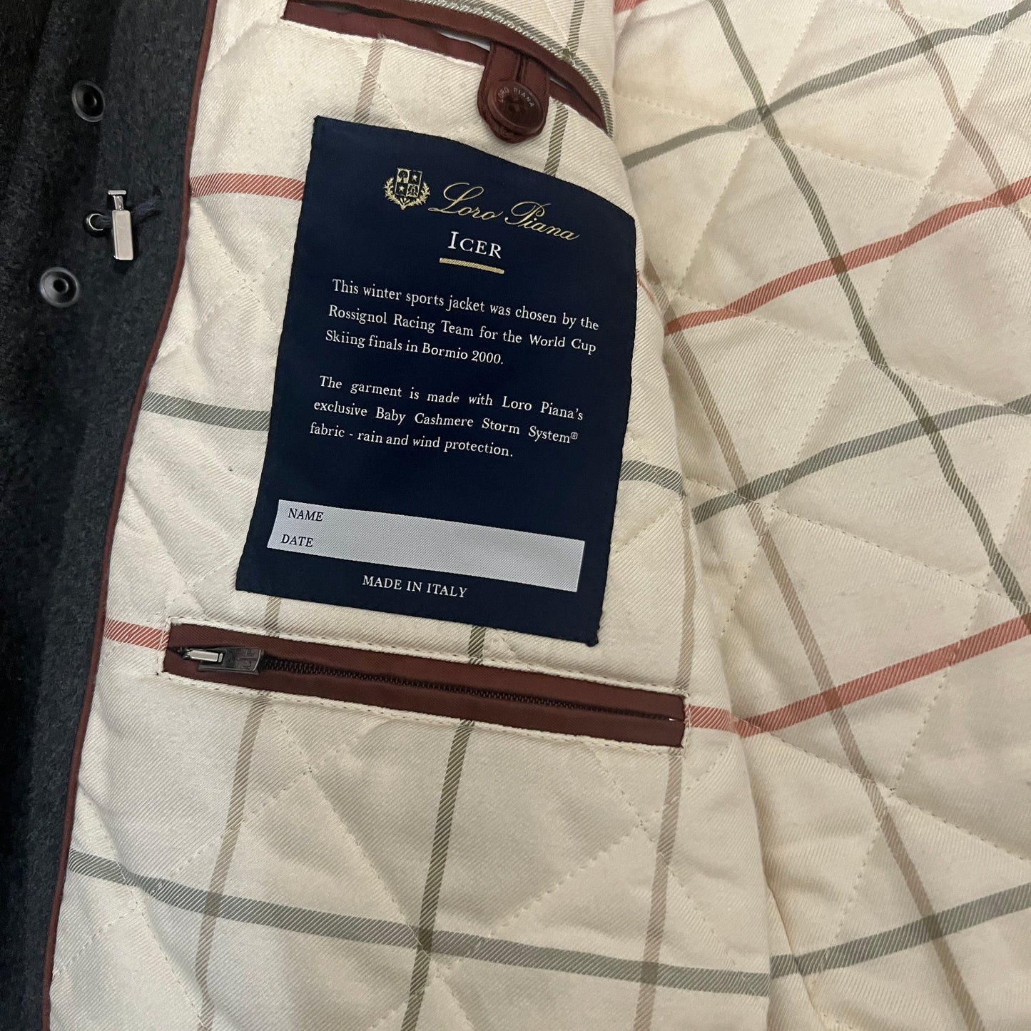 Loro Piana Baby Cashmere Fox Fur Icer Jacket