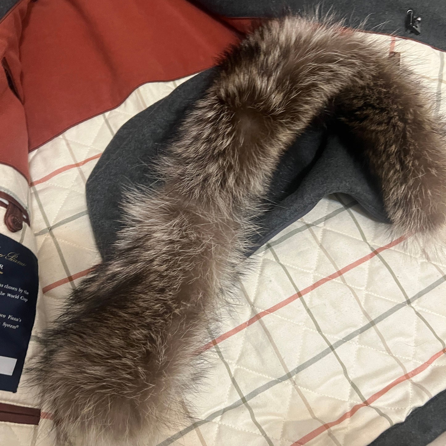 Loro Piana Baby Cashmere Fox Fur Icer Jacket