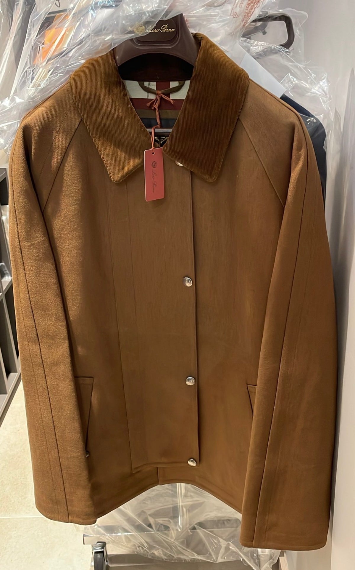 Loro Piana Morris Linen Rain System Field Jacket Coat