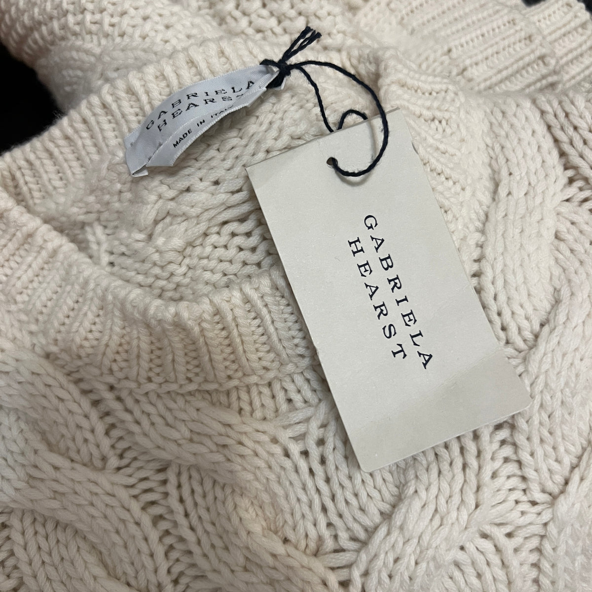 Gabriela Hearst Cable Knit Cashmere Sweater