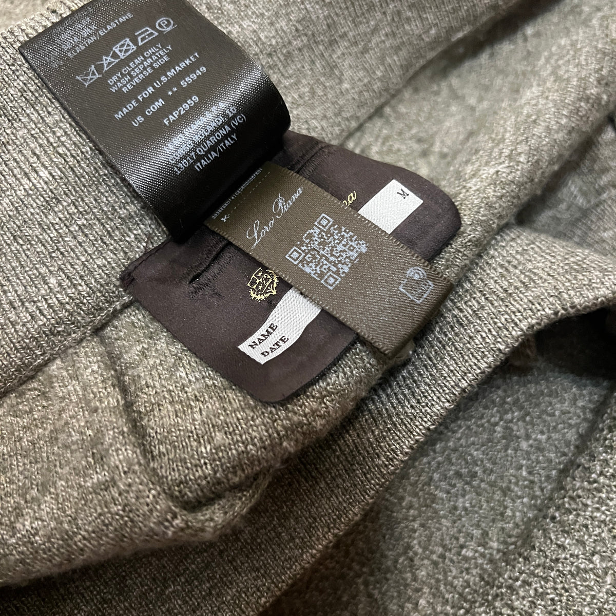 Loro Piana Cellina Mouline Boucle Jogger Trousers