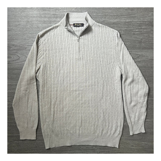 Loro Piana Baby Cashmere 1/4 Zip Sweater