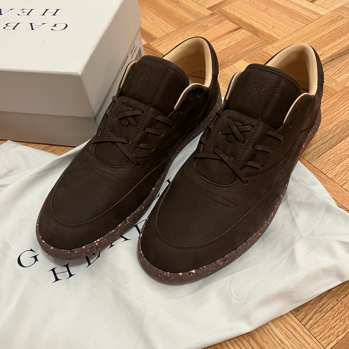 Gabriela Hearst Ohio Slip On Nubuck Leather Sneakers NWOT