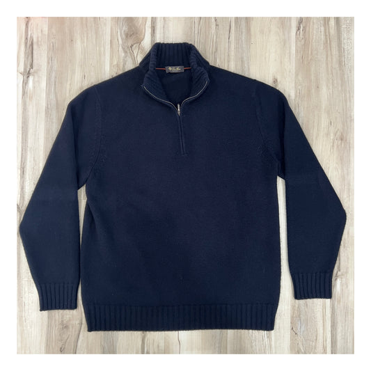 Loro Piana Cashmere Knit 1/4 Zip Sweater