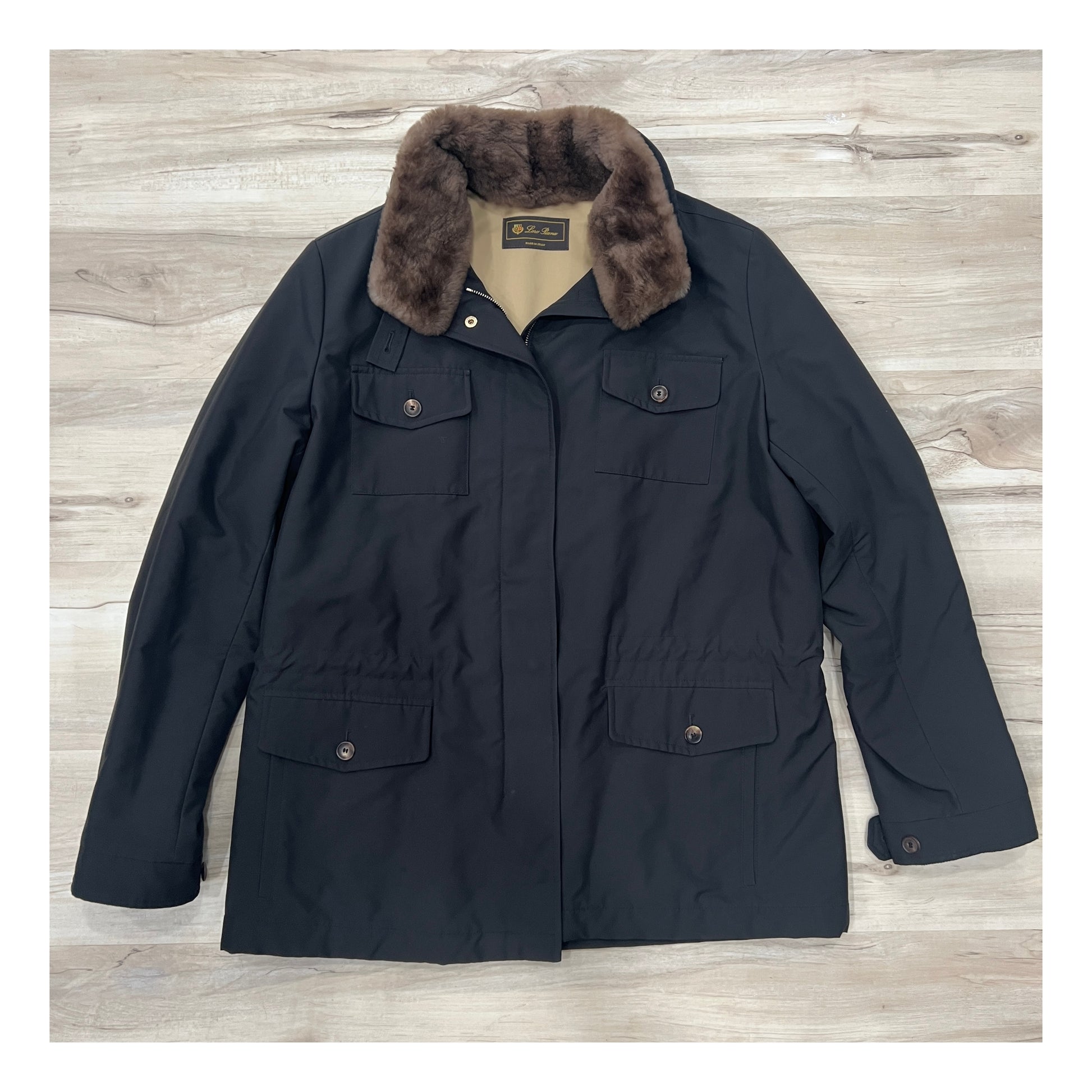 Loro Piana Beaver Fur Traveller Coat - Main Image