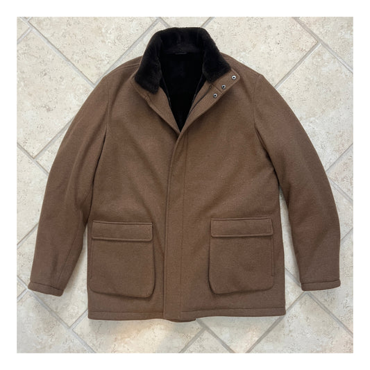 Loro Piana Castorino Fur Winter Voyager Coat