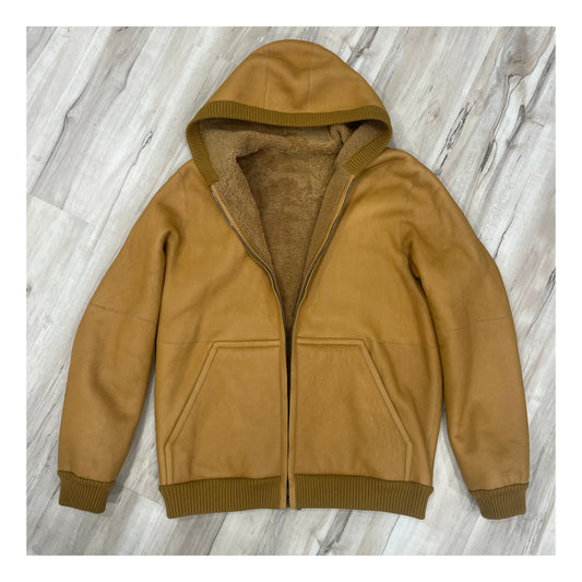 Loro Piana Shearling Hooded Jacket