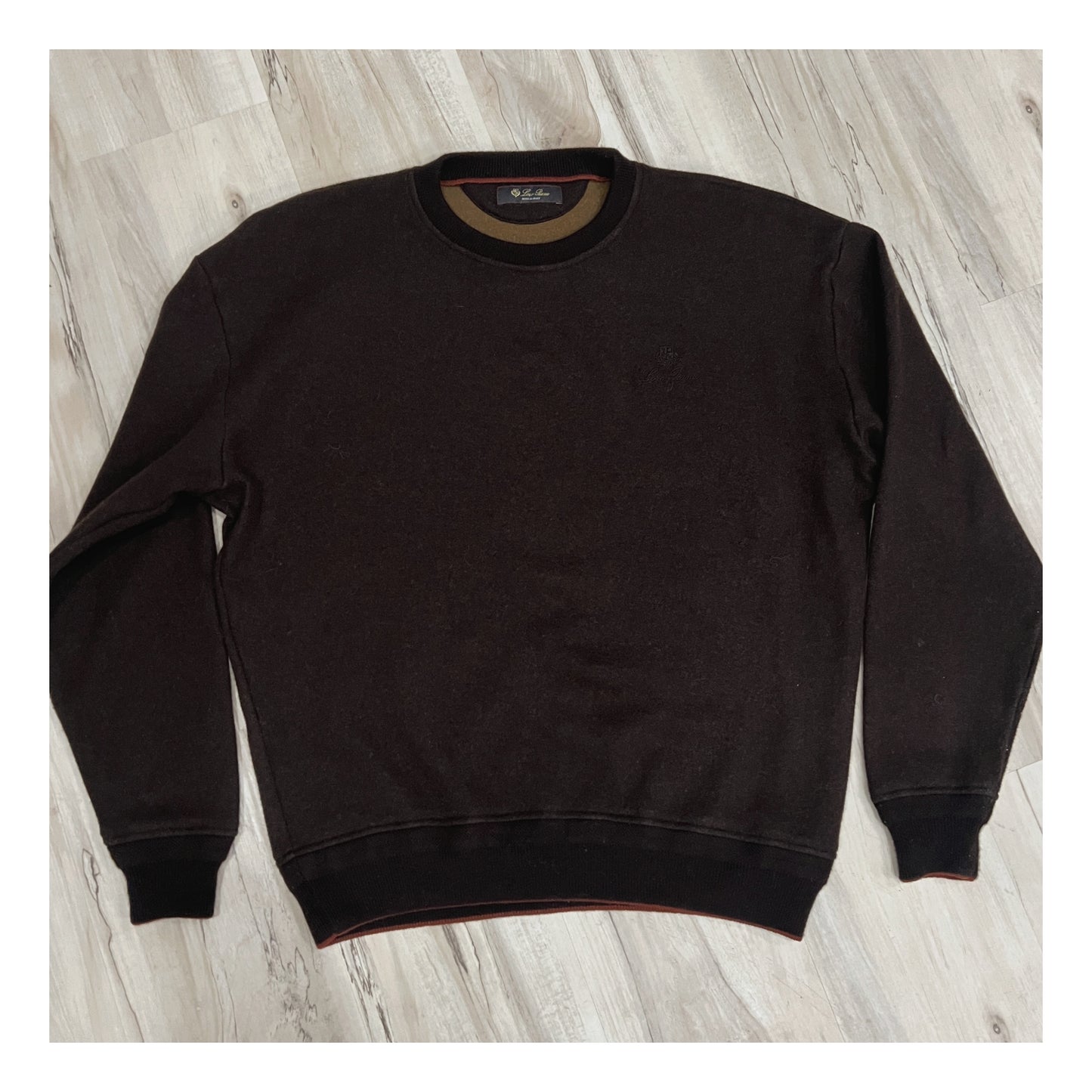 Loro Piana Cashmere Embroidered Crewneck Sweatshirt