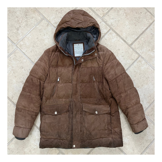 Brunello Cucinelli Suede Down Parka