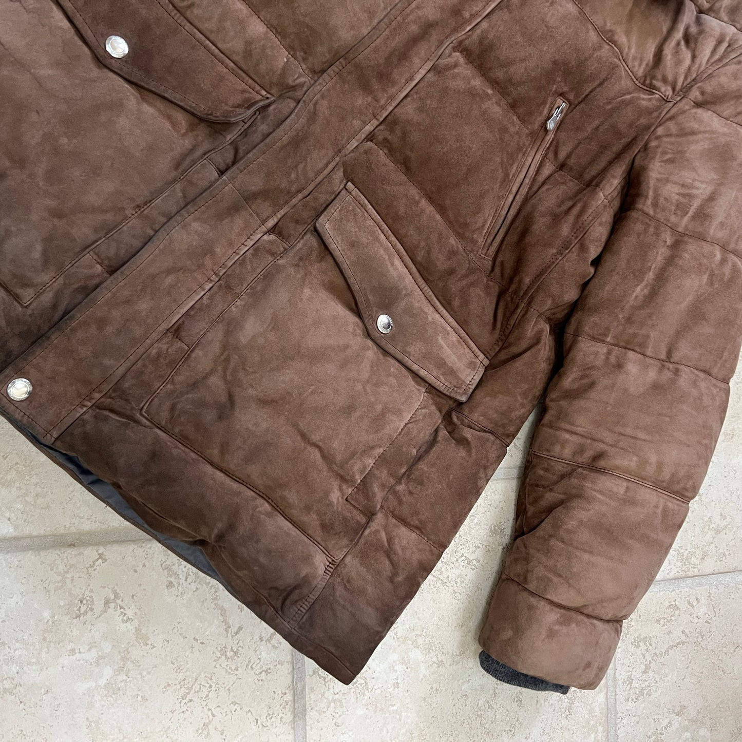 Brunello Cucinelli Suede Down Parka