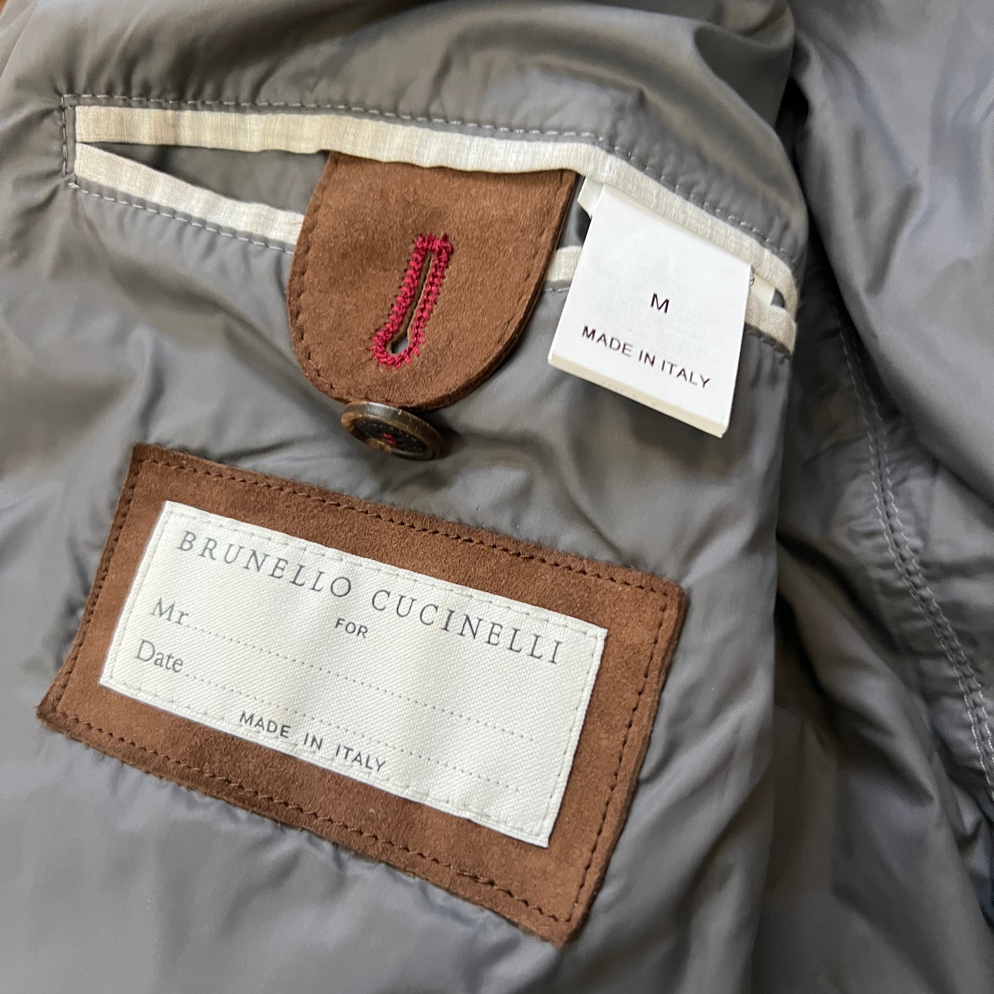 Brunello Cucinelli Suede Down Parka