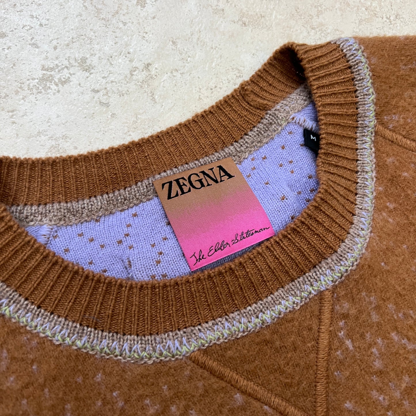 Zegna x The Elder Statesman Oasi Cashmere Crewneck