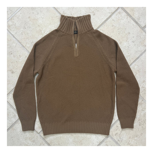 Loro Piana Cashmere Knit 1/4 Zip Sweater