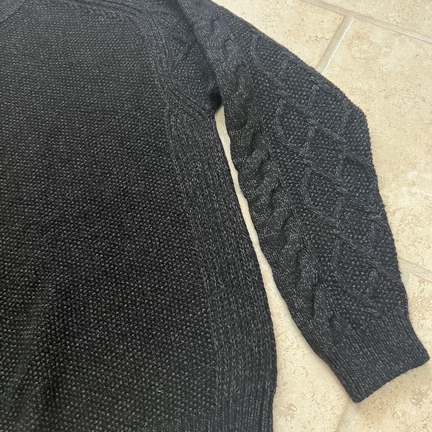 Agnona Cashmere Cable Knit Crewneck