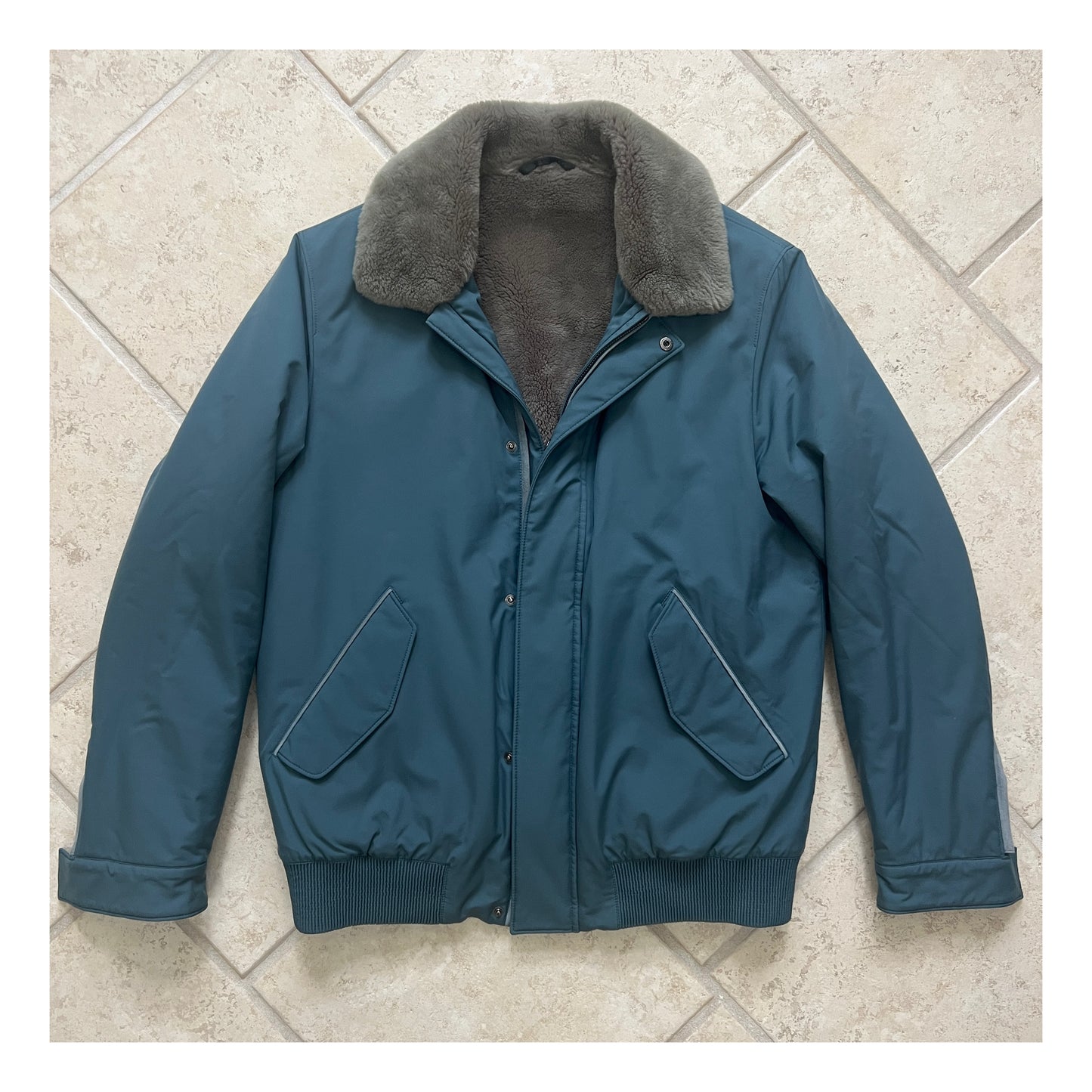 Loro Piana Castorino Fur Bomber Jacket