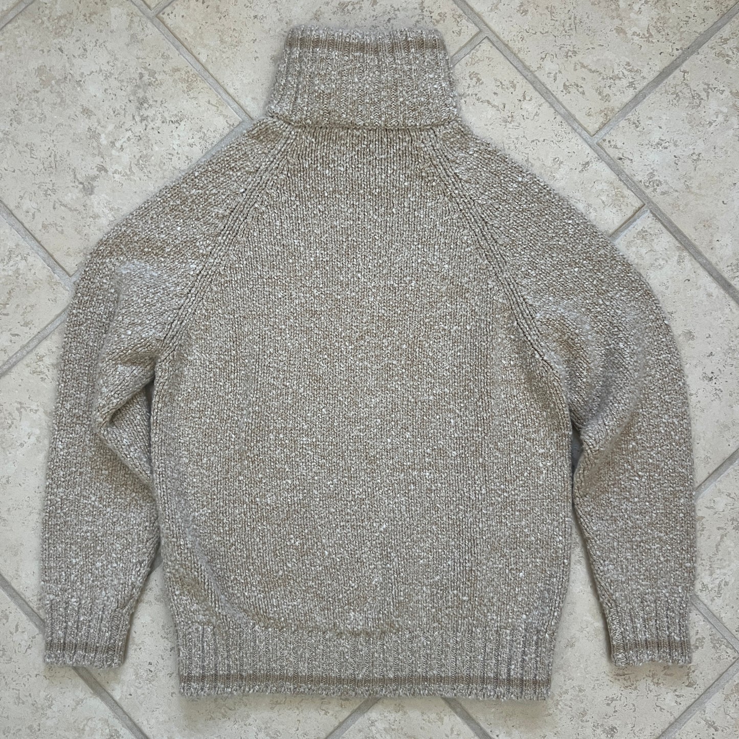 Loro Piana “Snow Wander” Cashmere Cable-knit 1/4 Zip Sweater