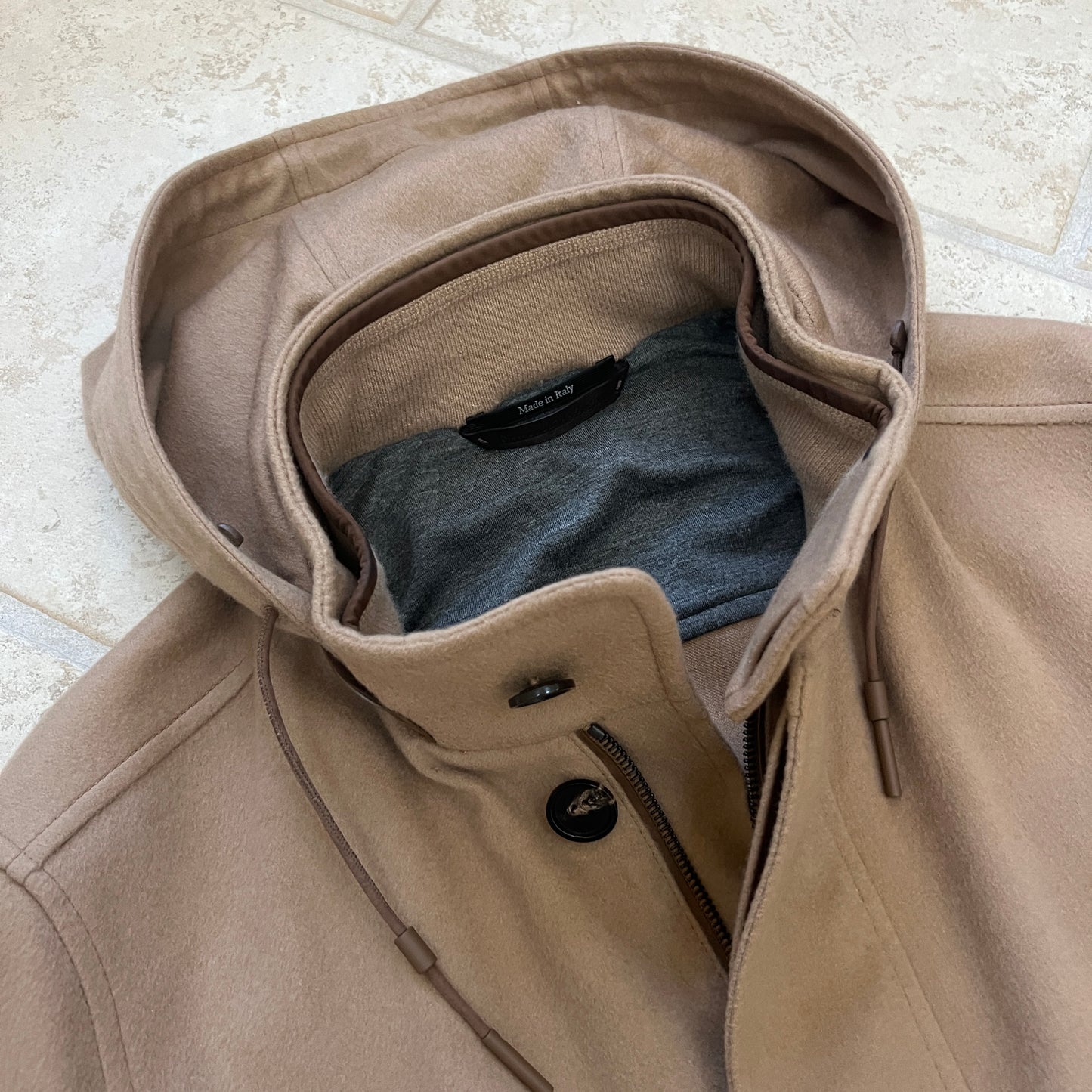 Zegna Cashmere Lite Jacket w/Removable Hood