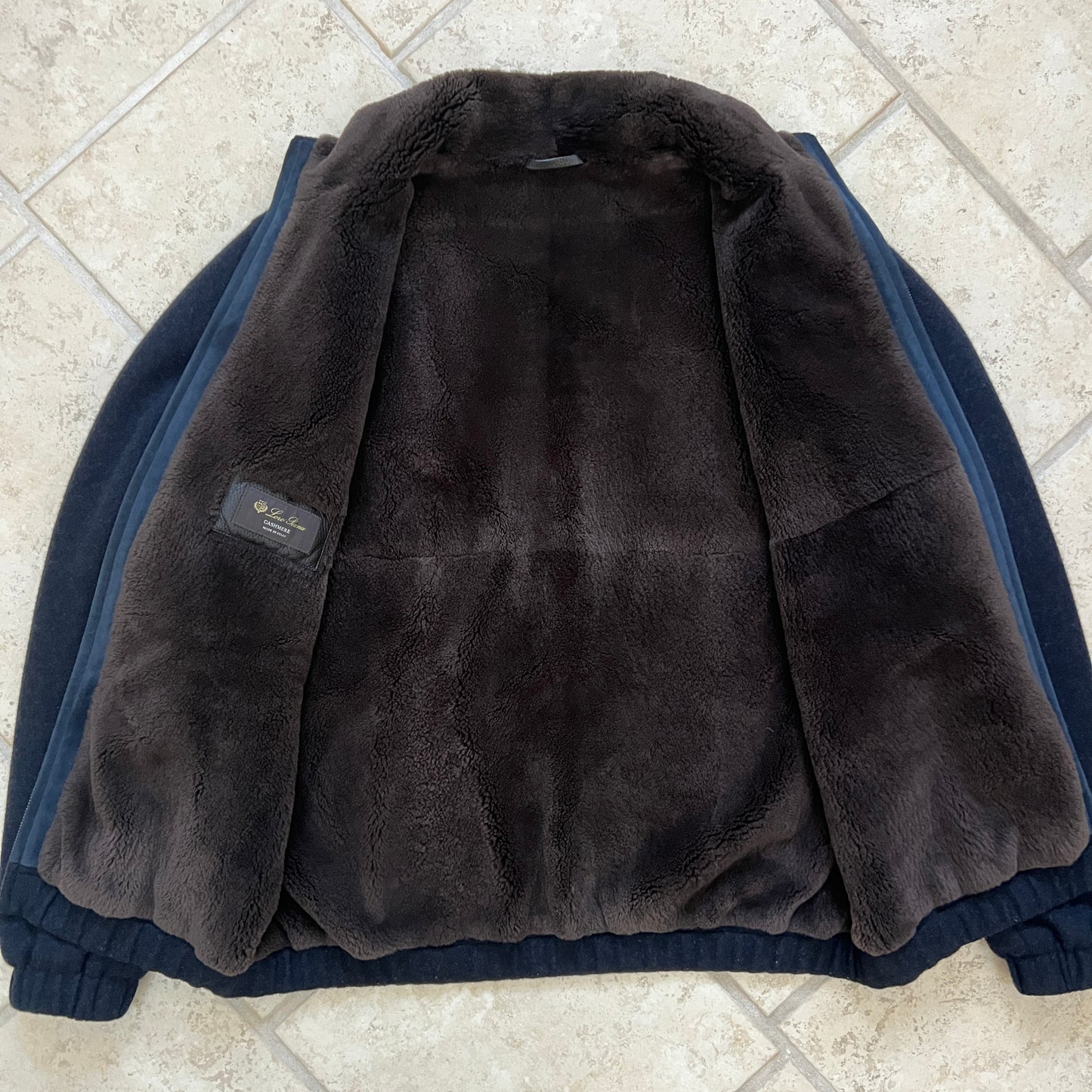 Loro Piana Castorino Fur Cashmere Bomber Jacket