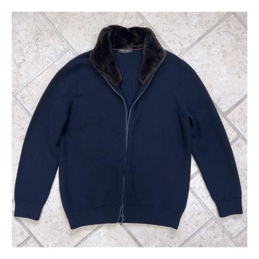 Loro Piana Castorino Fur Cashmere Jacket