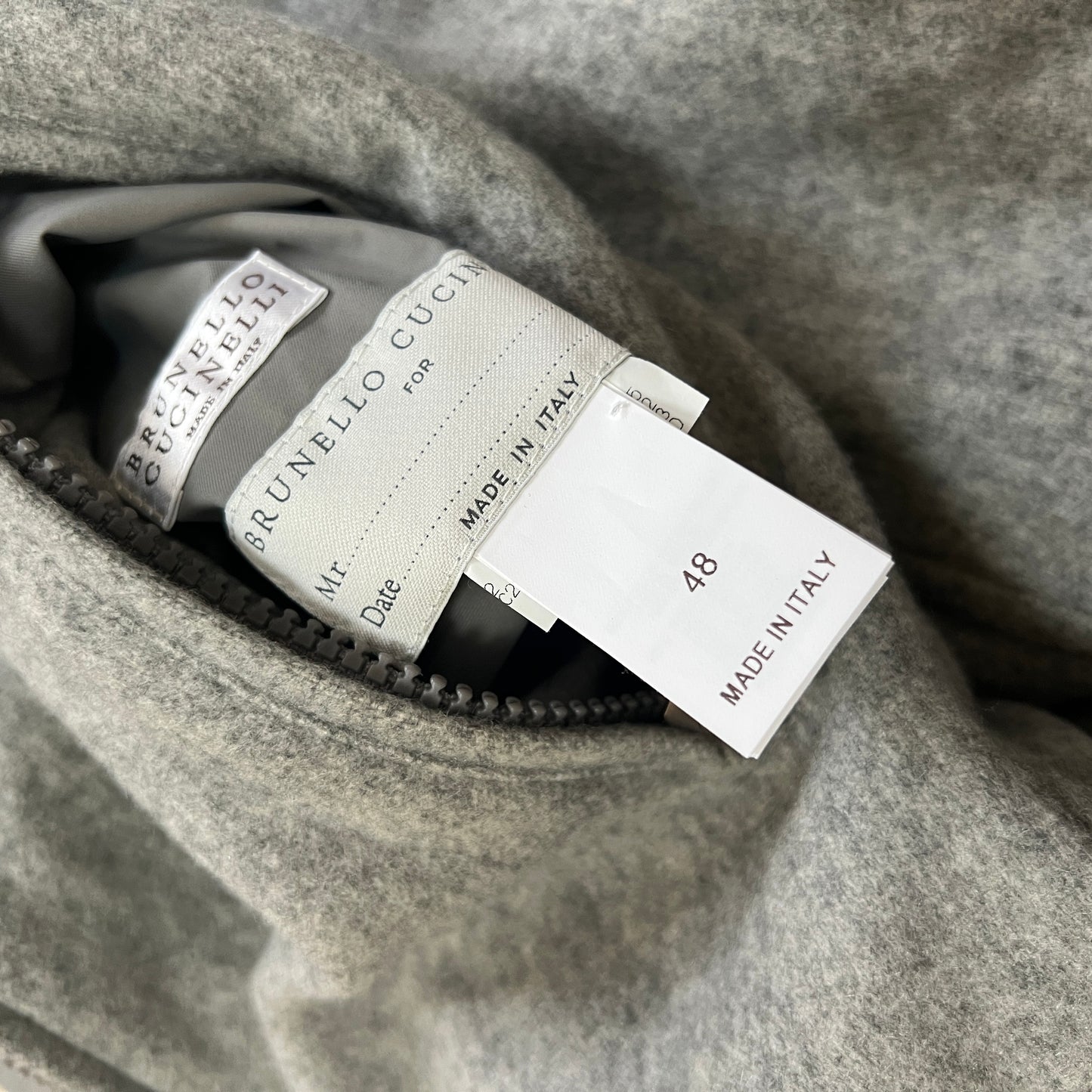 Brunello Cucinelli Cashmere Reversible Bomber Jacket