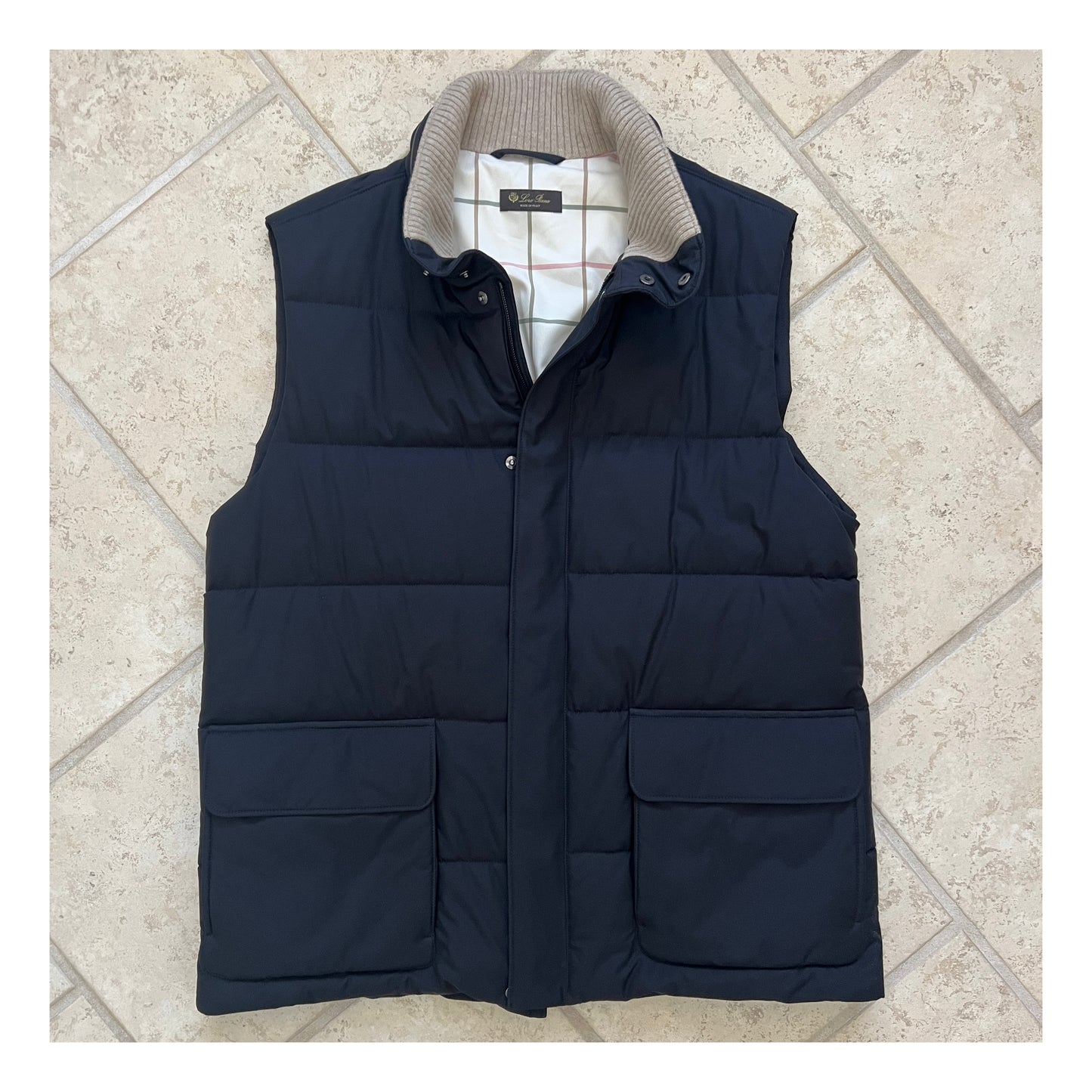 Loro Piana Quilted Voyager Down Vest