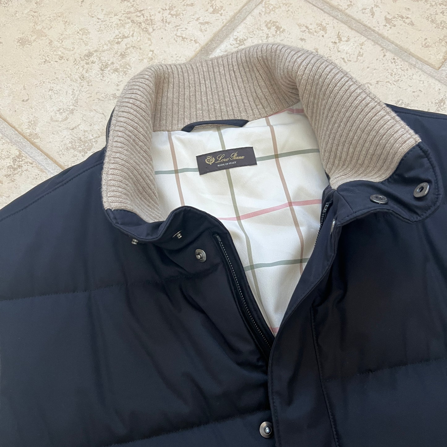 Loro Piana Quilted Voyager Down Vest