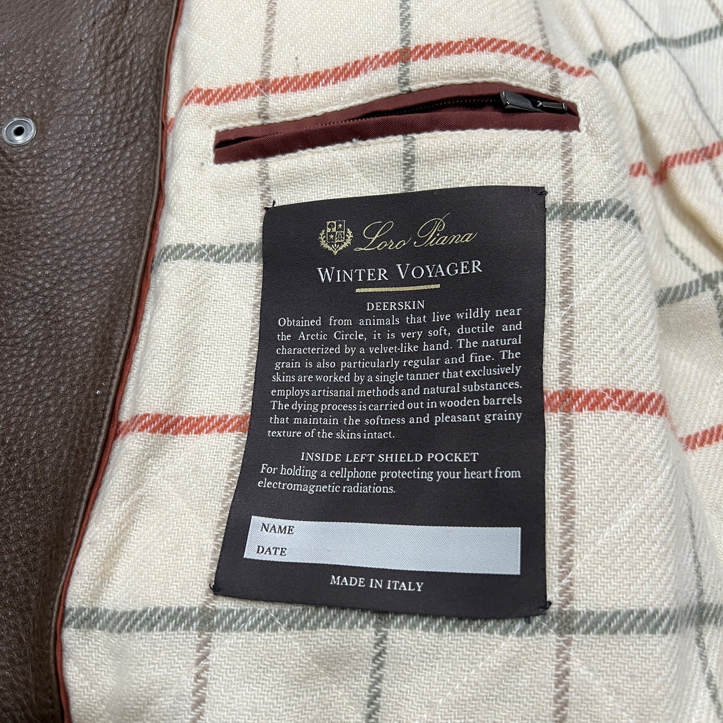 Loro Piana Deerskin Winter Voyager Coat