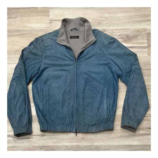 Loro Piana Suede Bomber Jacket