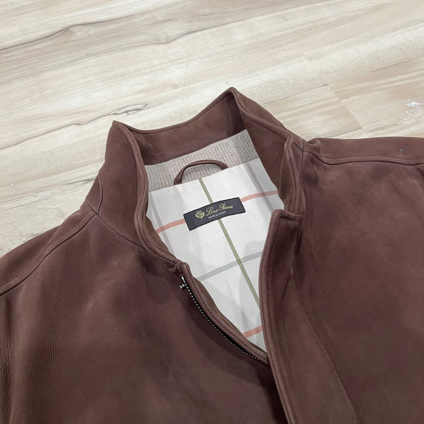 Loro Piana Nubuck Bomber Jacket