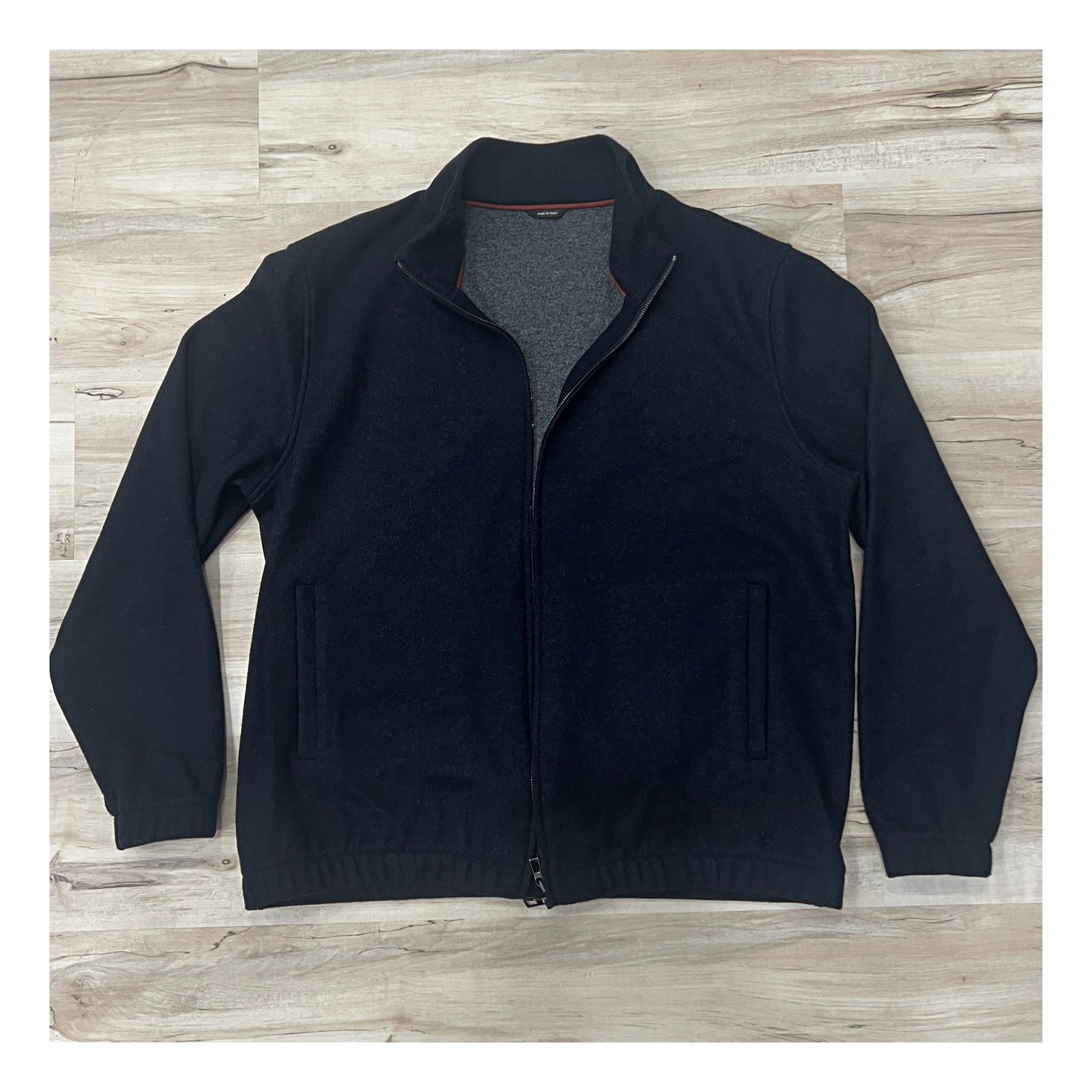 Loro Piana Melange Cashmere Jersey Bomber