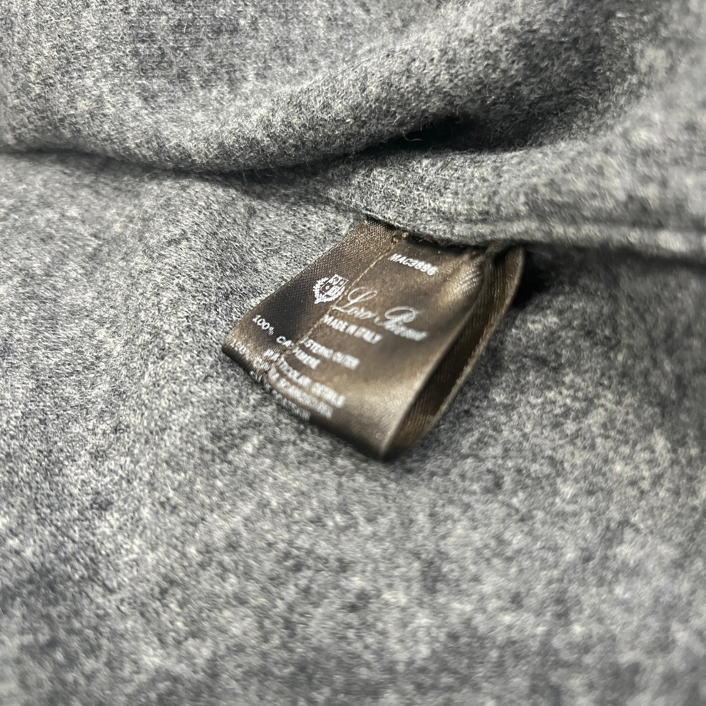 Loro Piana Melange Cashmere Jersey Bomber