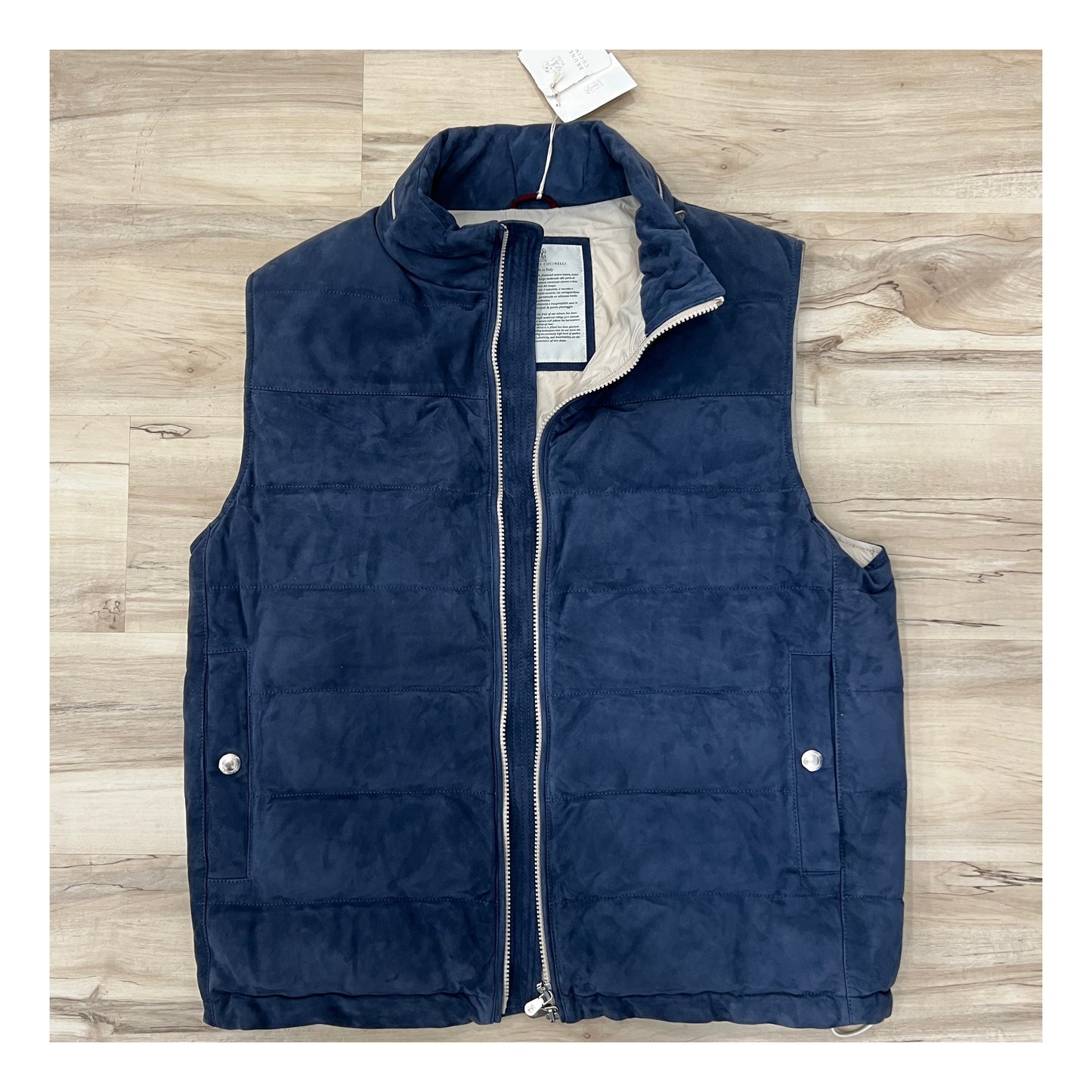 Brunello Cucinelli Suede Down Vest