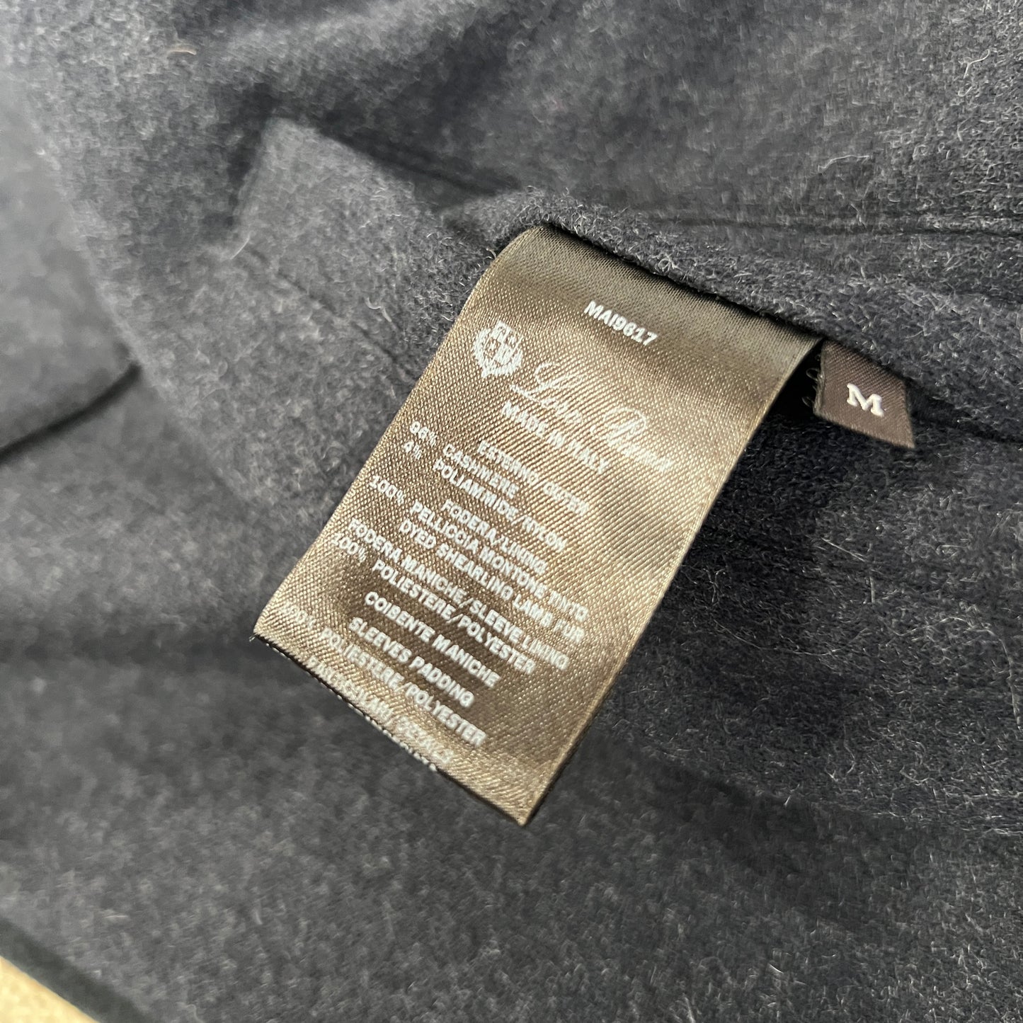 Loro Piana Shearling Lined Cashmere Jacket