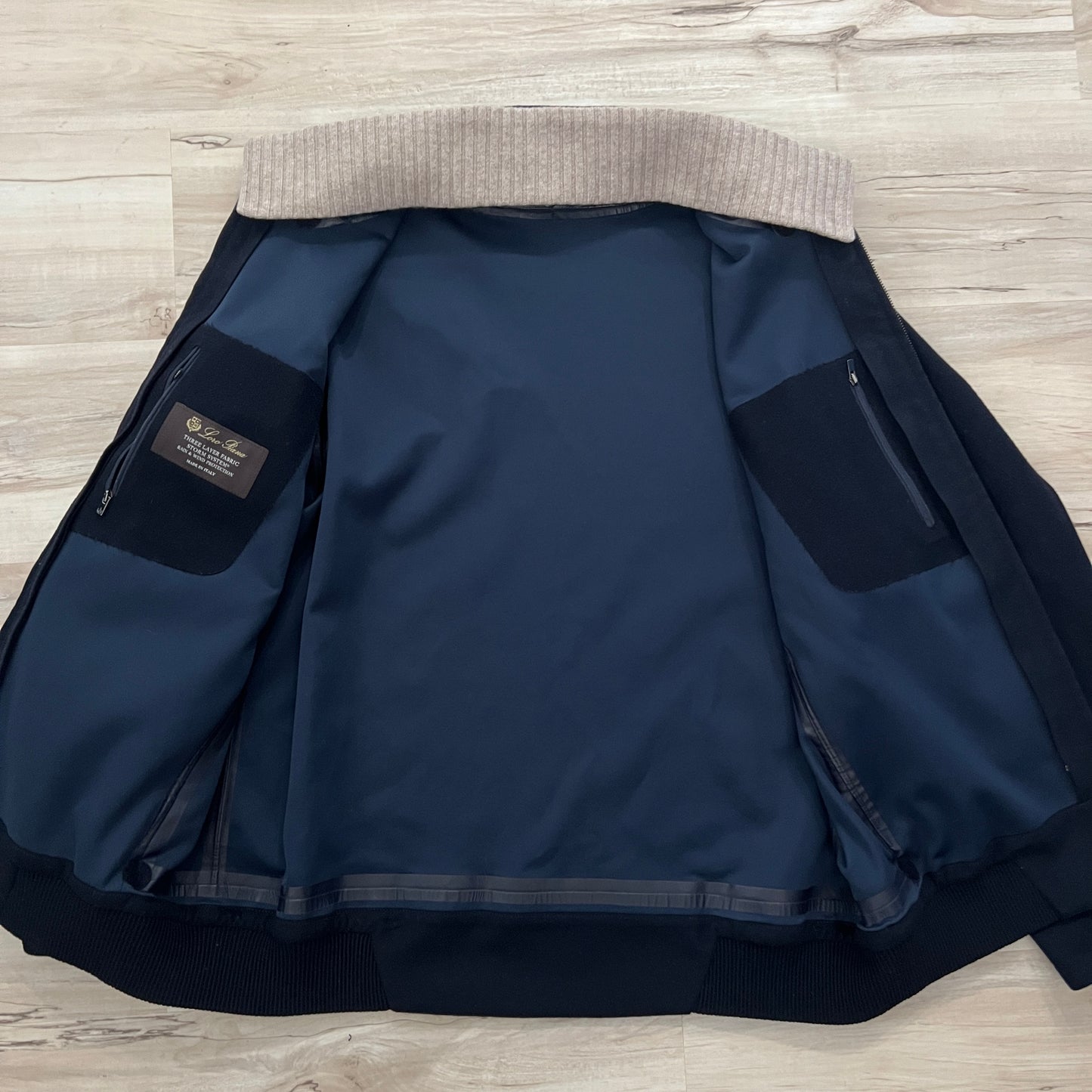 Loro Piana Cashmere Bomber Jacket