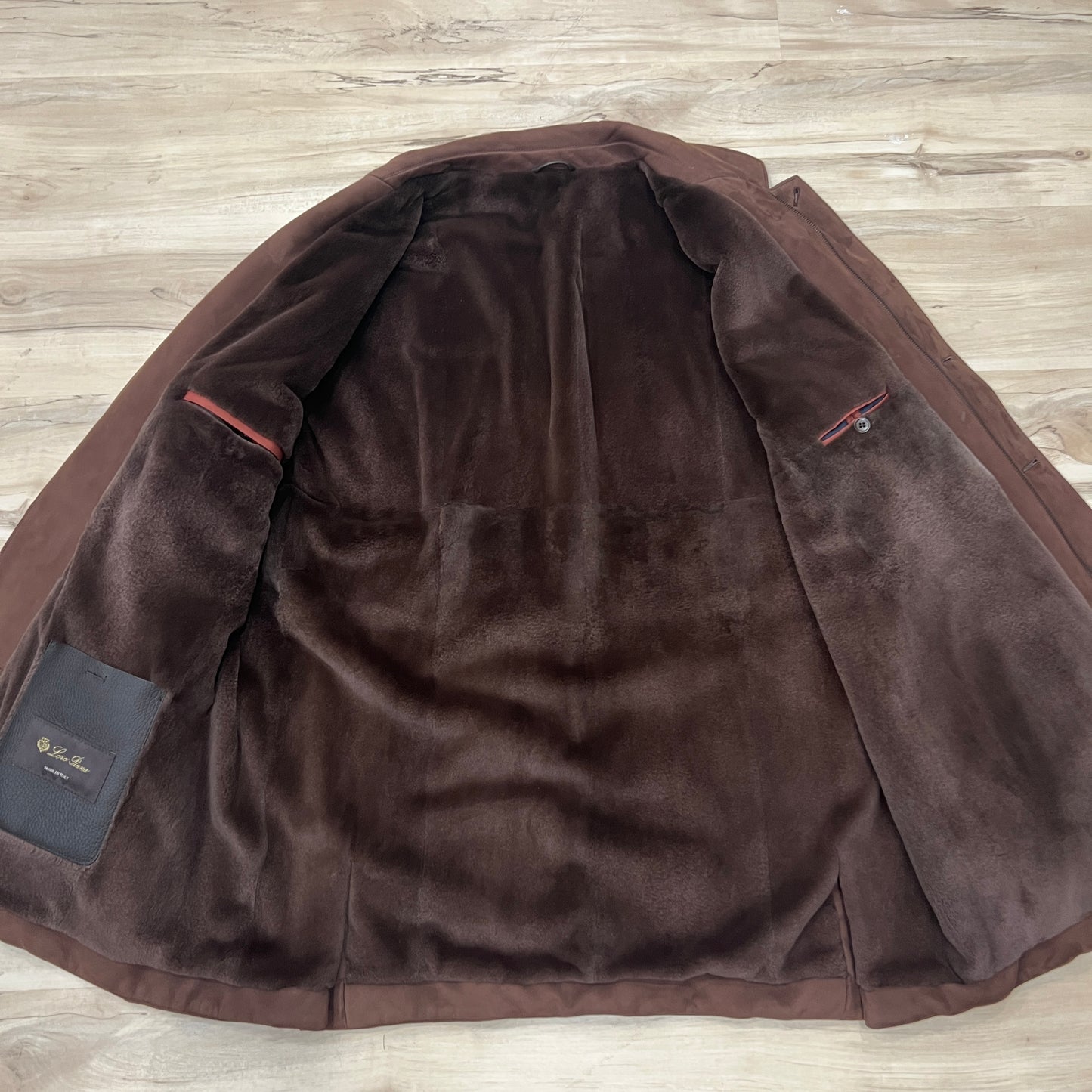 Loro Piana Lambskin Mink Fur Coat