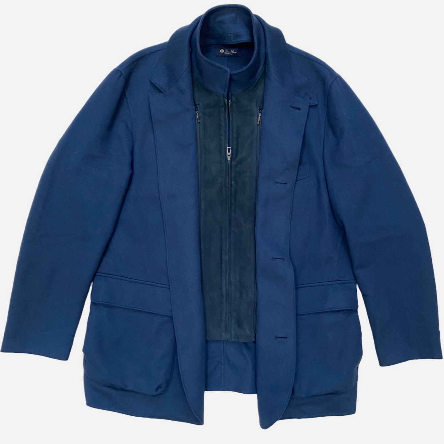 Loro Piana Cashmere Suede Roadster Jacket (XL)