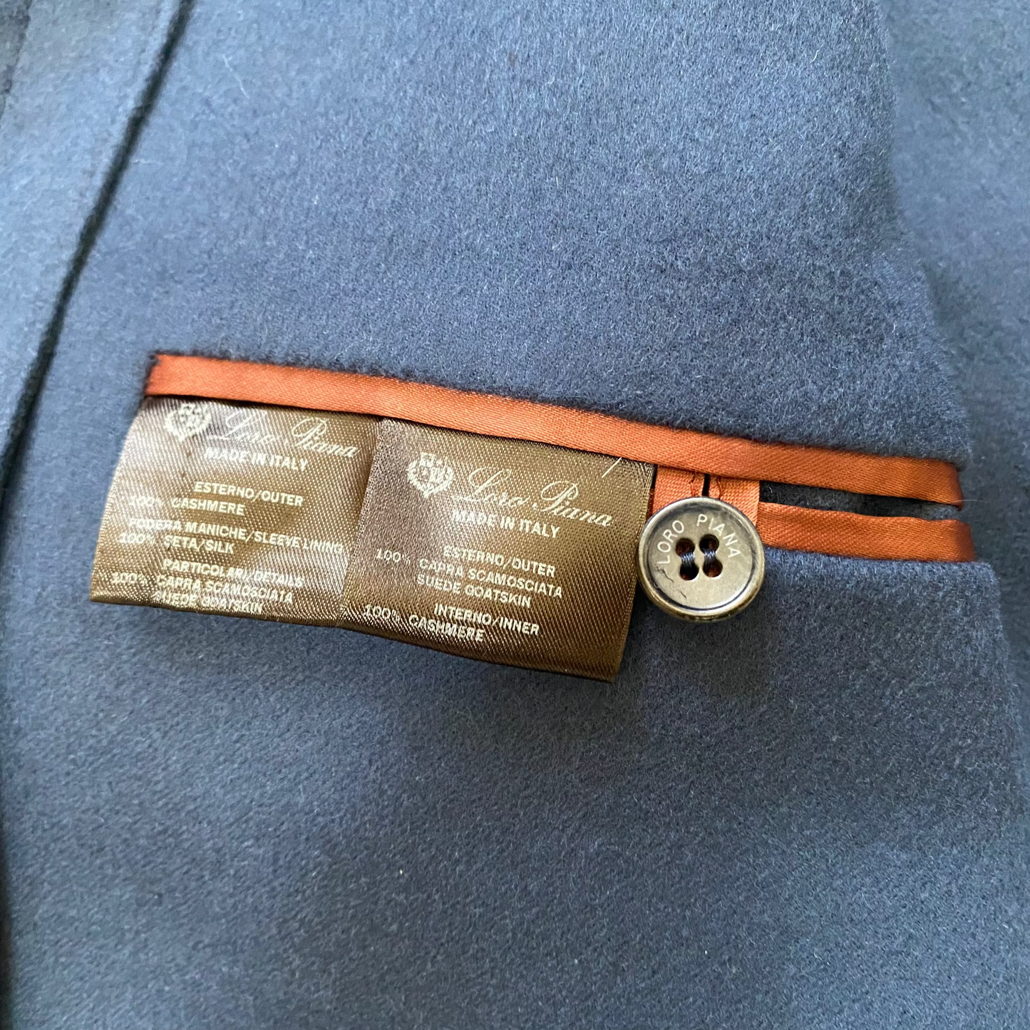 Loro Piana Cashmere Suede Roadster Jacket (XL)