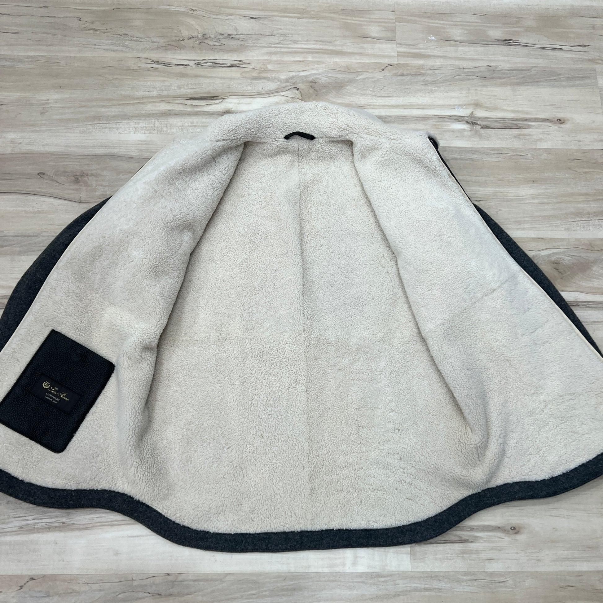 Loro Piana Shearling Lined Cashmere Jacket