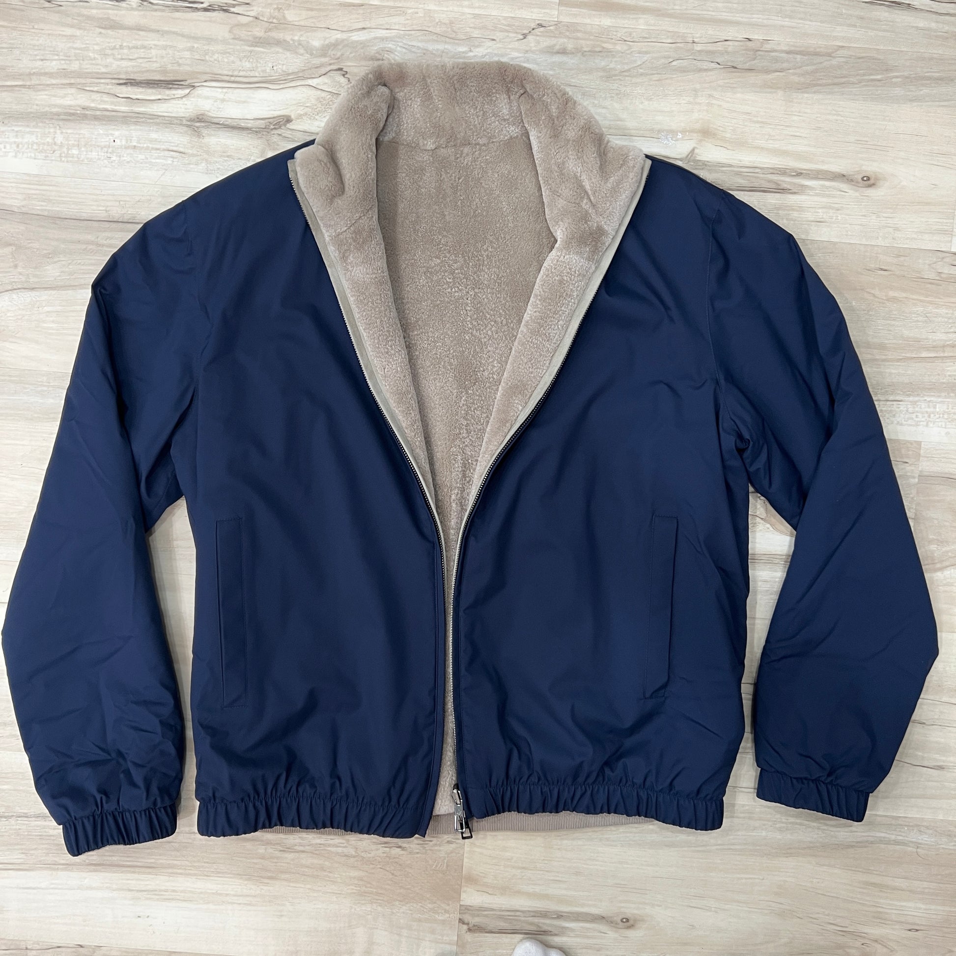 Loro Piana Mink Lined "Windfur" Bomber