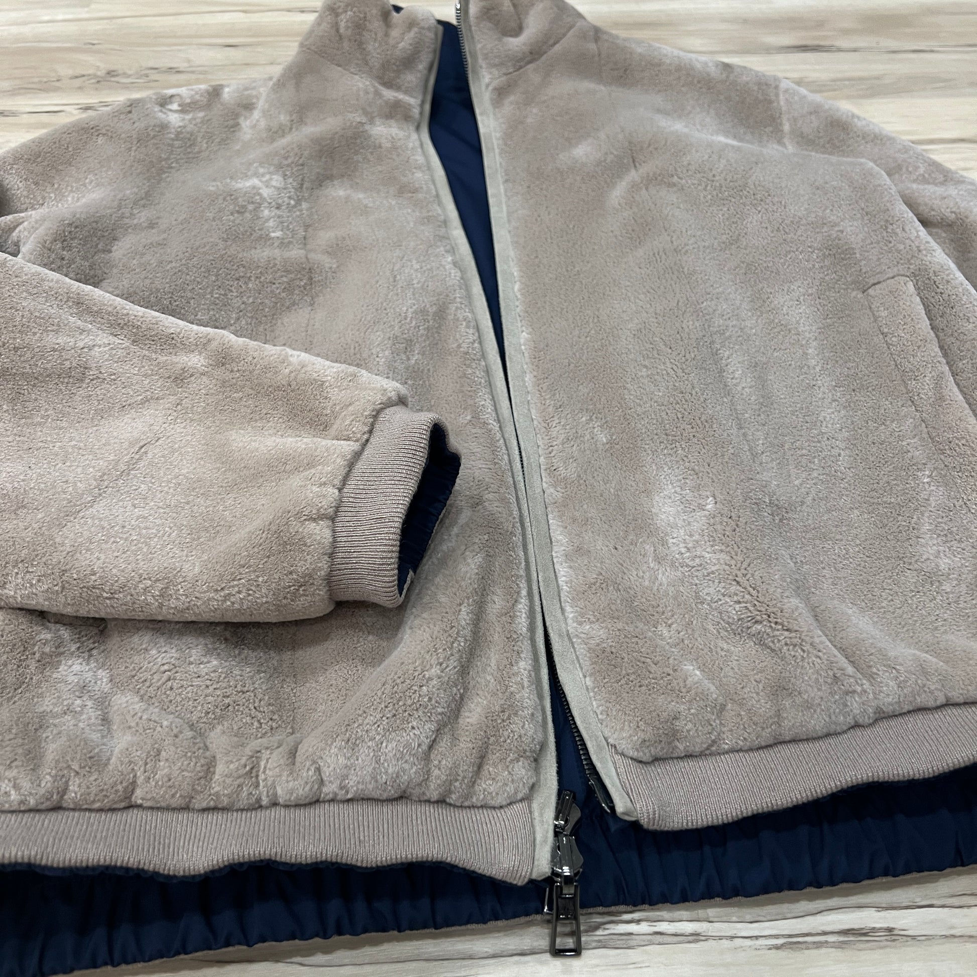 Loro Piana Mink Lined "Windfur" Bomber