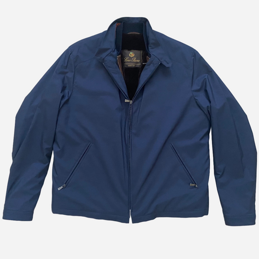 Loro Piana Mink Fur Lined Roadster Bomber Jacket