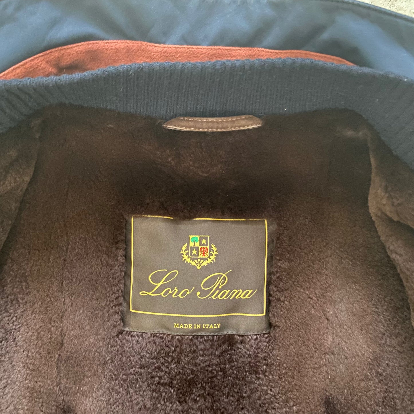 Loro Piana Mink Fur Lined Roadster Bomber Jacket